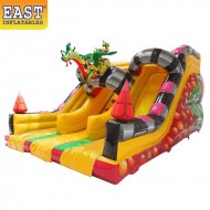 Inflatable Dragon Double Slide
