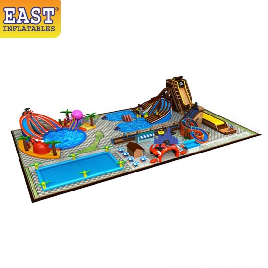 Great Inflatable Water Park Land Amusement Park Great Inflatable Water Park Land Amusement Park